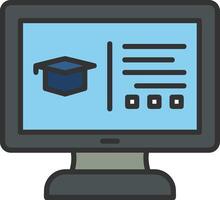 Online Education Vector Icon