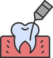 Root Canal Vector Icon