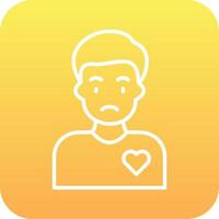 Volunteer Man Vector Icon