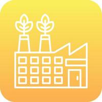 Eco Factory Vector Icon