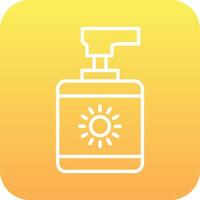 Sunblock Vector Icon