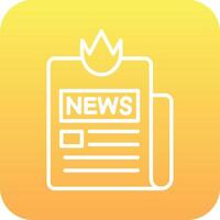 Breaking News Vector Icon