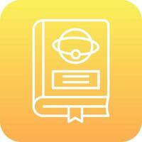 Astronomy Book Vector Icon