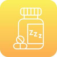 Sleeping Pills Vector Icon