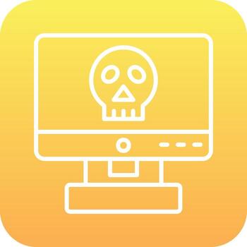 icono de vector de piratería informática
