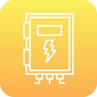 High Voltage Box Vector Icon