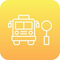 Bus Stop Vector Icon