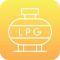 Liquefied Petroleum Gas Vector Icon