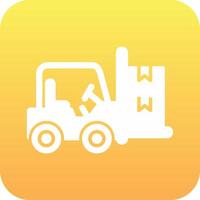 Forklift Vector Icon