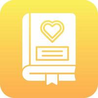 romance libro vector icono