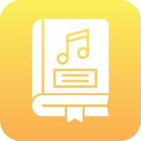 Music Book Vector Icon