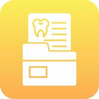 Dental Record Vector Icon