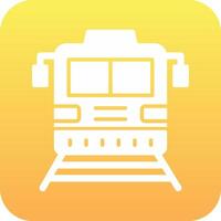 icono de vector de tren