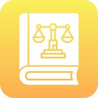 Justice Book Vector Icon