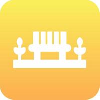 Park Bench Vector Icon