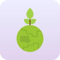 Green Earth Vector Icon