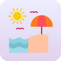 Beach Vector Icon