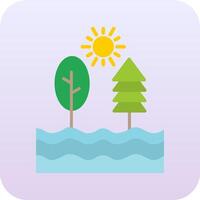 River Vector Icon