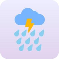 icono de vector de lluvia