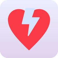 Broken Heart Vector Icon