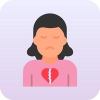 Broken Heart Vector Icon