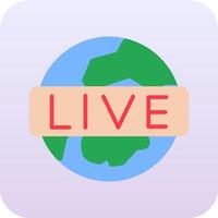 Live Broadcast Vector Icon