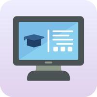 Online Education Vector Icon