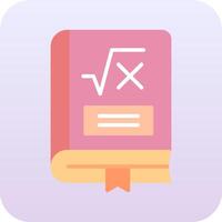 Maths Book Vector Icon