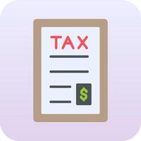 Tax Vector Icon