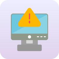 icono de vector de error