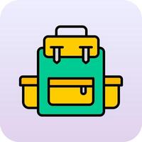 Backpack Vector Icon