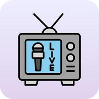 Live Vector Icon