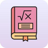 Maths Book Vector Icon