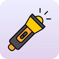 Flashlight Vector Icon
