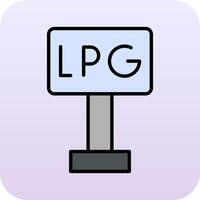 Liquefied Petroleum Gas Vector Icon