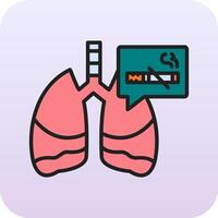 Lungs Vector Icon