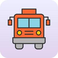 icono de vector de bus