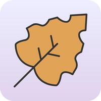 Autumn leaf Vector Icon