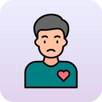 Volunteer Man Vector Icon