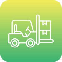 Forklift Vector Icon