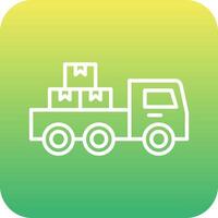 Pickup Truck Vector Icon