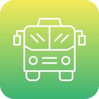 icono de vector de bus