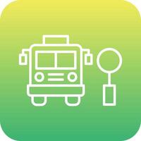 Bus Stop Vector Icon