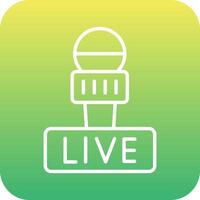 Live Vector Icon