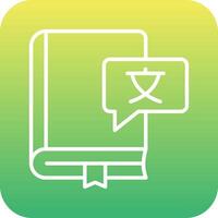Foreign Language Vector Icon