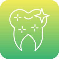 Healthy Clean Tooth Vector Icon