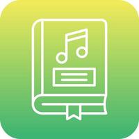 Music Book Vector Icon