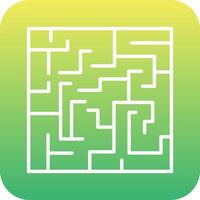 Maze Vector Icon