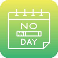 No Tobacco Day Vector Icon