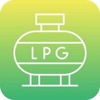 Liquefied Petroleum Gas Vector Icon